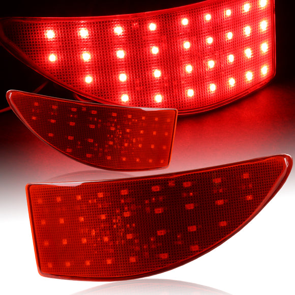 For 2006 – 2013 Lexus IS250 IS350 LED Rear Bumper Stop Brake JDM Light Kit -Red Lens