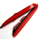 For 2003 – 2008 Mazda 6 LED Rear Bumper Reflector Stop Brake Light Kit -Red Lens