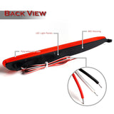 For 2003 – 2008 Mazda 6 LED Rear Bumper Reflector Stop Brake Light Kit -Red Lens