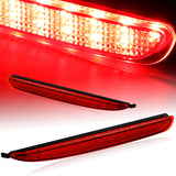 For 2003 – 2008 Mazda 6 LED Rear Bumper Reflector Stop Brake Light Kit -Red Lens