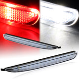 For 2003 – 2008 Mazda 6 LED Rear Bumper Reflector Stop Brake Light Kit -Clear Lens