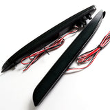 For 2010 – 2013 Mazda 3 LED Rear Bumper Reflector Stop Brake Light Kit -Smoke Lens