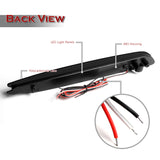 For 2010 – 2013 Mazda 3 LED Rear Bumper Reflector Stop Brake Light Kit -Smoke Lens