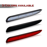 For 2010 – 2013 Mazda 3 LED Rear Bumper Reflector Stop Brake Light Kit -Smoke Lens