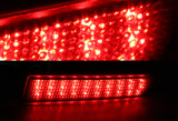 For 2008 – 2017 Mitsubishi Lancer LED JDM Rear Bumper Reflector Stop Brake Light Kit -Clear Lens