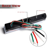 For 2008 – 2017 Mitsubishi Lancer LED JDM Rear Bumper Reflector Stop Brake Light Kit -Clear Lens