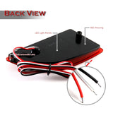 For 2014 – 2018 Mazda 3 Hatchback LED Rear Bumper Stop Brake Light Kit -Red Lens