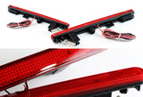 For 2009 – 2014 Acura TSX 48-LED Rear Bumper Reflector Stop Brake Light Kit -Red Lens