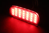 For 2016 – 2019 Honda Civic 10Th 54-LED Rear Bumper Reflector Stop Brake Light Kit -Red Lens