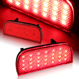 For 2016 – 2019 Honda Civic 10Th 54-LED Rear Bumper Reflector Stop Brake Light Kit -Red Lens