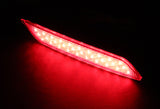 For 2013 – 2015 Honda Civic Sedan 4DR LED Rear Bumper Reflector Stop Brake Light Kit -Red Lens