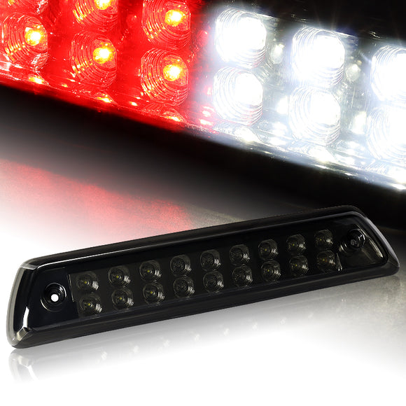 For 2009 – 2014 Ford F-150 F150 18-LED Rear Bumper Reflector Stop Third 3RD Brake Light Cargo Lamp -Smoke Lens