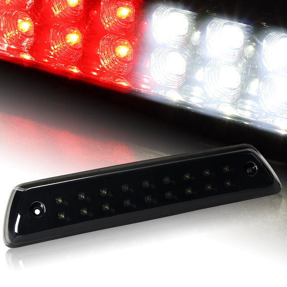 For 2009 – 2014 Ford F-150 F150 18-LED Rear Bumper Reflector Stop Third 3RD Brake Light Cargo Lamp -Black / Smoke Lens