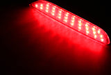 For Infiniti Q50 Q60 Q70 QX30 QX80 LED Rear Bumper Stop Brake Light Kit -Red Lens