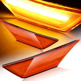 For 2016 – 2021 Honda Civic GEN10 LED Turn Signal Bumper Side Marker Lights -Amber Lens