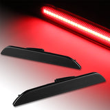 For 2015 – 2020 Ford Mustang LED Rear Bumper Side Marker Lights -Smoke Lens