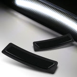 For 2016 – 2019 3-Series BMW F30 F31 F32 White LED Turn Signal Bumper Side Marker Lights -Smoke Lens