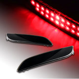 For 2018 – 2021 Toyota Camry 24-SMD LED Rear Bumper Stop Brake Light Kit -Smoke Lens