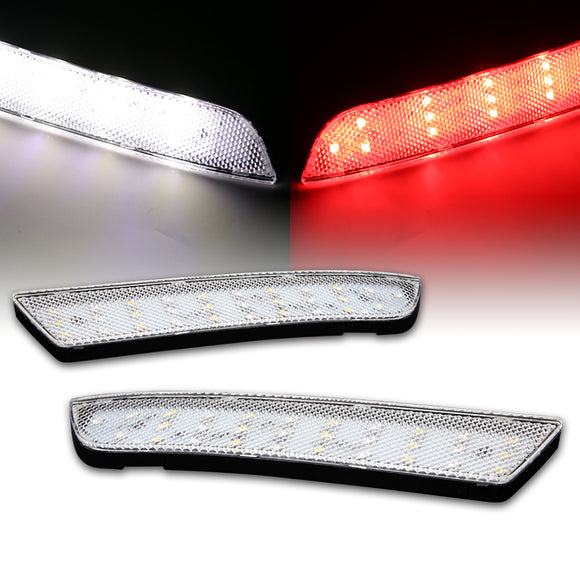 For 2014 – 2020 Mercedes-Benz Vito Valente Metris 60-LED Rear Bumper Stop Brake Light Kit -Clear Lens