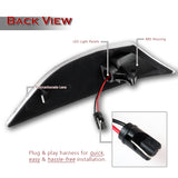 For Porsche 911 Carrera / Boxster / Cayman Amber LED Turn Signal Bumper Side Marker Lights -Clear Lens