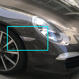 For Porsche 911 Carrera / Boxster / Cayman Amber LED Turn Signal Bumper Side Marker Lights -Clear Lens