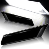 For Porsche Boxster / Carrera / Cayman 911 White LED Turn Signal Bumper Side Marker Lights -Smoke Lens