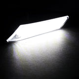 For Porsche Boxster / Carrera / Cayman 911 White LED Turn Signal Bumper Side Marker Lights -Clear Lens