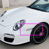 For Porsche Boxster / Carrera / Cayman 911 Amber LED Turn Signal Bumper Side Marker Lights -Clear Lens