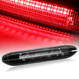 For 2007–2015 Land Rover Freelander 2 LR2 LED Rear Bumper Reflector Stop Third 3RD Brake Light Cargo Lamp -Black Housing Clear Lens