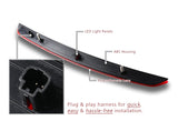 For Audi TT / TTS Quattro MK2 LED High Level Center Reflector Stop Third 3RD Brake Light Cargo Lamp -Red Lens