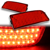 For 2007 – 2018 Mercedes-Benz Sprinter W906 LED Rear Bumper Stop Brake Light Kit -Red Lens