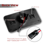 For 2002 - 2014 Mercedes-Benz G500 G550 W463 Front & Rear Side Marker Lights Set -Clear Lens Red / Amber LED