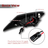 For 2013 – 2020 Subaru BRZ Scion FR-S White LED Turn Signal Bumper Side Marker Lights -Clear Lens