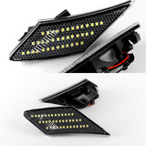 For 2013 – 2020 Subaru BRZ Scion FR-S White LED Turn Signal Bumper Side Marker Lights -Clear Lens