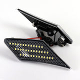 For 2013 – 2020 Subaru BRZ Scion FR-S Amber LED Turn Signal Bumper Side Marker Lights -Clear Lens