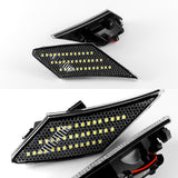 For 2013 – 2020 Subaru BRZ Scion FR-S Amber LED Turn Signal Bumper Side Marker Lights -Clear Lens