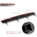 For 2008-2013 BMW E82 E88 1-Series LED High Mounted Center Reflector Third 3RD Brake Light Stop Lamp -Red Lens