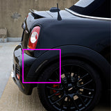 For 2007–2015 Mini Cooper Red LED Turn Signal Fender Side Marker Lights -Clear Lens