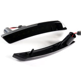 For 2007–2015 Mini Cooper Amber LED Turn Signal Front Fender Side Marker Lights -Smoked Lens