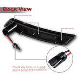 For 2007–2015 Mini Cooper Amber LED Turn Signal Front Fender Side Marker Lights -Smoked Lens