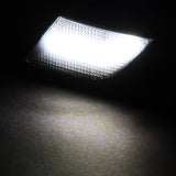 For 2008–2011 Mercedes-Benz W204 C300 C350 C63 White LED Turn Signal Front Fender Side Marker Lights -Smoked Lens