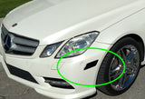 For 2012–2014 Mercedes-Benz W204 C-Class Amber LED Turn Signal Front Fender Side Marker Lights -Smoked Lens