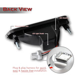 For Nissan Juke / Rogue / Murano LED Tail Light Third 3RD Fog Light Brake Lamp -Red Lens