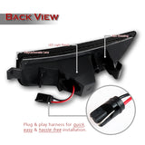 For 2016-2021 Mazda Miata / MX-5 Front & Rear LED Side Marker Turn Signal Lights Set -Clear Lens