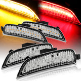 For 2016-2021 Mazda Miata / MX-5 Front & Rear LED Side Marker Turn Signal Lights Set -Clear Lens