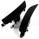 For 2016–2021 Mazda MX5 Miata Amber LED Turn Signal Front Side Marker Lights -Smoked Lens