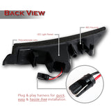 For 2016–2021 Mazda MX5 Miata Amber LED Turn Signal Front Side Marker Lights -Smoked Lens