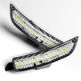 For 2016–2021 Mazda MX5 Miata Amber LED Turn Signal Front Side Marker Lights -Clear Lens