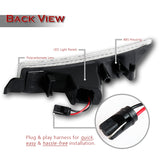 For 2016–2021 Mazda MX5 Miata Amber LED Turn Signal Front Side Marker Lights -Clear Lens