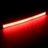 For 2014–2019 Chevrolet Chevy Corvette C7 LED Rear Bumper Reflector Stop Brake Light Kit -Smoked Lens